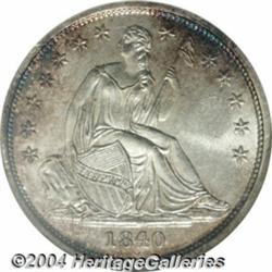 1840 10C No Drapery MS66 NGC. The Stars Dimes