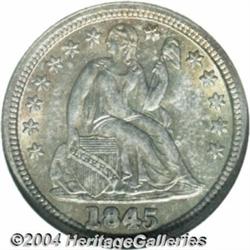 1845 10C MS66 NGC. Like the other "common"