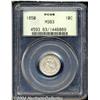 Image 1 : 1850 10C MS63 PCGS. A light, silver-gray