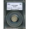 Image 1 : 1854 10C Arrows MS64 PCGS. Well struck with