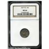 Image 1 : 1877-CC 10C MS66 NGC. Type One Reverse. The
