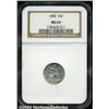 Image 1 : 1888 10C MS65 NGC. Both sides display a