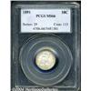 Image 1 : 1891 10C MS66 PCGS. One of two outstanding