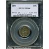 Image 1 : 1891 10C MS66 PCGS. Liberally frosted, the