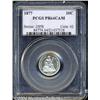 Image 1 : 1877 10C PR64 Cameo PCGS. Completely untoned,
