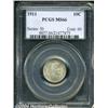 Image 1 : 1911 10C MS66 PCGS. Specks of gold and lilac