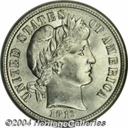 1913 10C MS67 NGC. The vibrancy of this