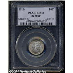 1916 10C MS66 PCGS. A second outstanding