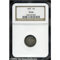1892 10C PR66 NGC. Sharply struck with