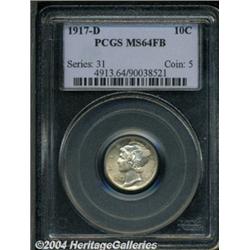 1917-D 10C MS64 Full Bands PCGS. A