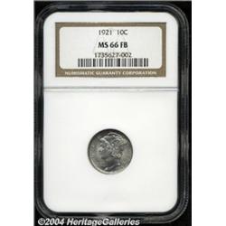 1921 10C MS66 Full Bands NGC. One of the key