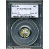 Image 1 : 1929-D 10C MS66 Full Bands PCGS. Iridescent