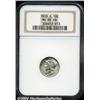 Image 1 : 1929-S 10C MS65 Full Bands NGC. A brilliant