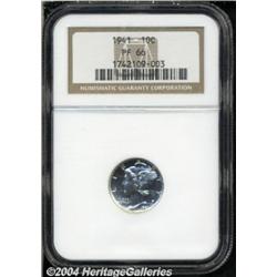 1941 10C PR66 NGC. Bright with a deeply