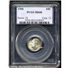 Image 1 : 1950 10C MS68 PCGS. Exceptionally bright