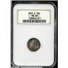 Image 1 : 1952-S 10C MS68 NGC. Speckled rose-violet and