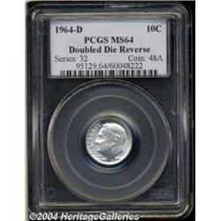 1964-D 10C Doubled Die MS64 PCGS. FS-018.5.