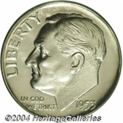 1953 10C PR68 Cameo PCGS. Even though 128,800