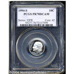 1994-S 10C Clad PR70 Deep Cameo PCGS.