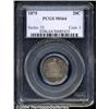 Image 1 : 1875 20C MS64 PCGS. Steel-blue and