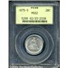 Image 1 : 1875-S 20C MS62 PCGS. Softly defined on the