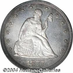 1877 20C PR64 Cameo PCGS. Both sides are