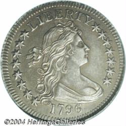 1796 25C AU Details, Repaired, NCS. B-2, R.3.