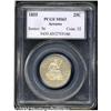 Image 1 : 1855 25C Arrows MS63 PCGS. Bright, virtually