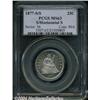 Image 1 : 1877-S/S 25C MS63 PCGS. The very scarce and