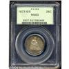 Image 1 : 1877-S/S 25C MS63 PCGS. Quite frosty with