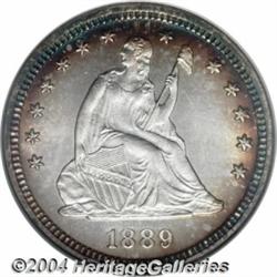 1889 25C MS67 NGC. One of only 12,000 business