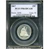 Image 1 : 1867 25C PR63 Deep Cameo PCGS. Exceptional