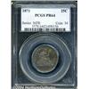 Image 1 : 1871 25C PR64 PCGS. Well struck with a rich