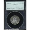 Image 1 : 1876 25C PR62 PCGS. Type Two reverse. A well
