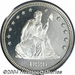 1880 25C PR66 Deep Cameo PCGS. Briggs 2-B.