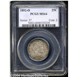 1892-O 25C MS64 PCGS. Type Two Reverse.
