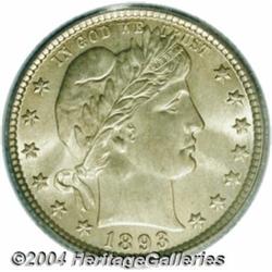 1893-O 25C MS66 PCGS. With a mintage of more