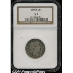 1896-S 25C Good 6 NGC. An affordable