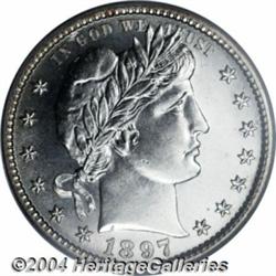 1897-S 25C MS64 PCGS. Multiple offerings of an