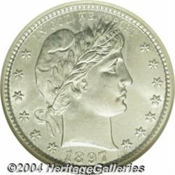 1897-S 25C MS64 NGC. With an original mintage