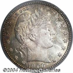 1903-S 25C MS66 PCGS. A mere 1.036 million