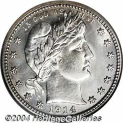 1914-S 25C MS65 NGC. In 1914 the San Francisco