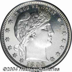 1896 25C PR65 Deep Cameo PCGS. Untoned with