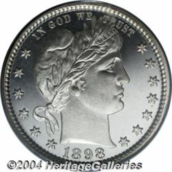 1898 25C PR66 Deep Cameo PCGS. When it comes