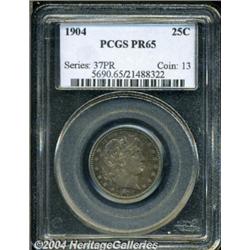 1904 25C PR65 PCGS. Well struck and seemingly