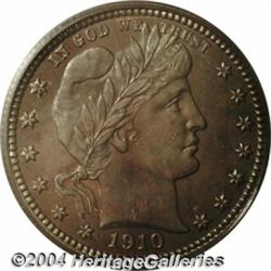 1910 25C PR67 PCGS. The fields are very deeply