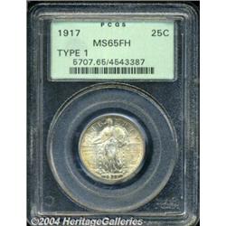 1917 25C Type One MS65 Full Head PCGS. Well