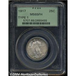 1917 25C Type One MS65 Full Head PCGS. With