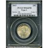 Image 1 : 1917 25C Type One MS66 Full Head PCGS.