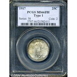 1917 25C Type One MS66 Full Head PCGS. A